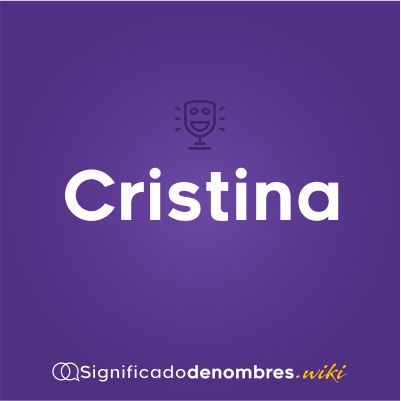 significado del nombre Cristina